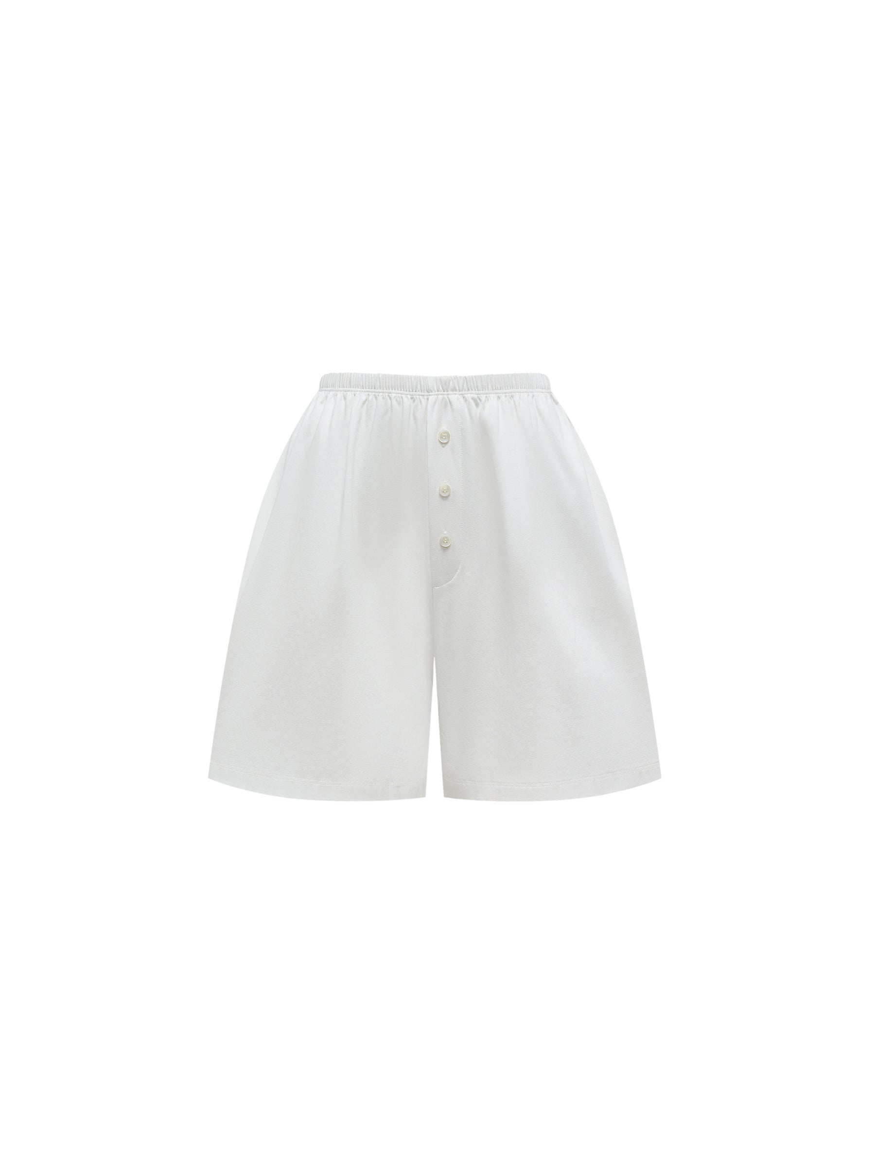 Mercerised cotton shorts