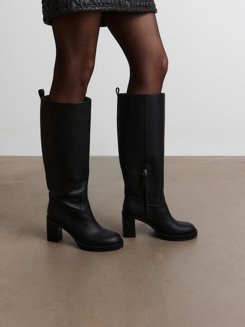 Leather knee-high boots – 12 STOREEZ