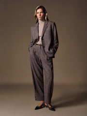 Ribbed merino turtleneck