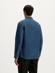 Slim fit denim shirt