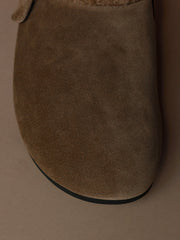 Shearling mules