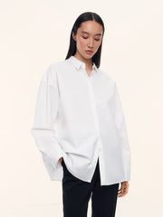Cotton-lyocell shirt