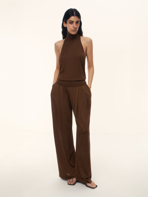 Saori silk trousers