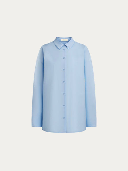 Mercerised cotton shirt