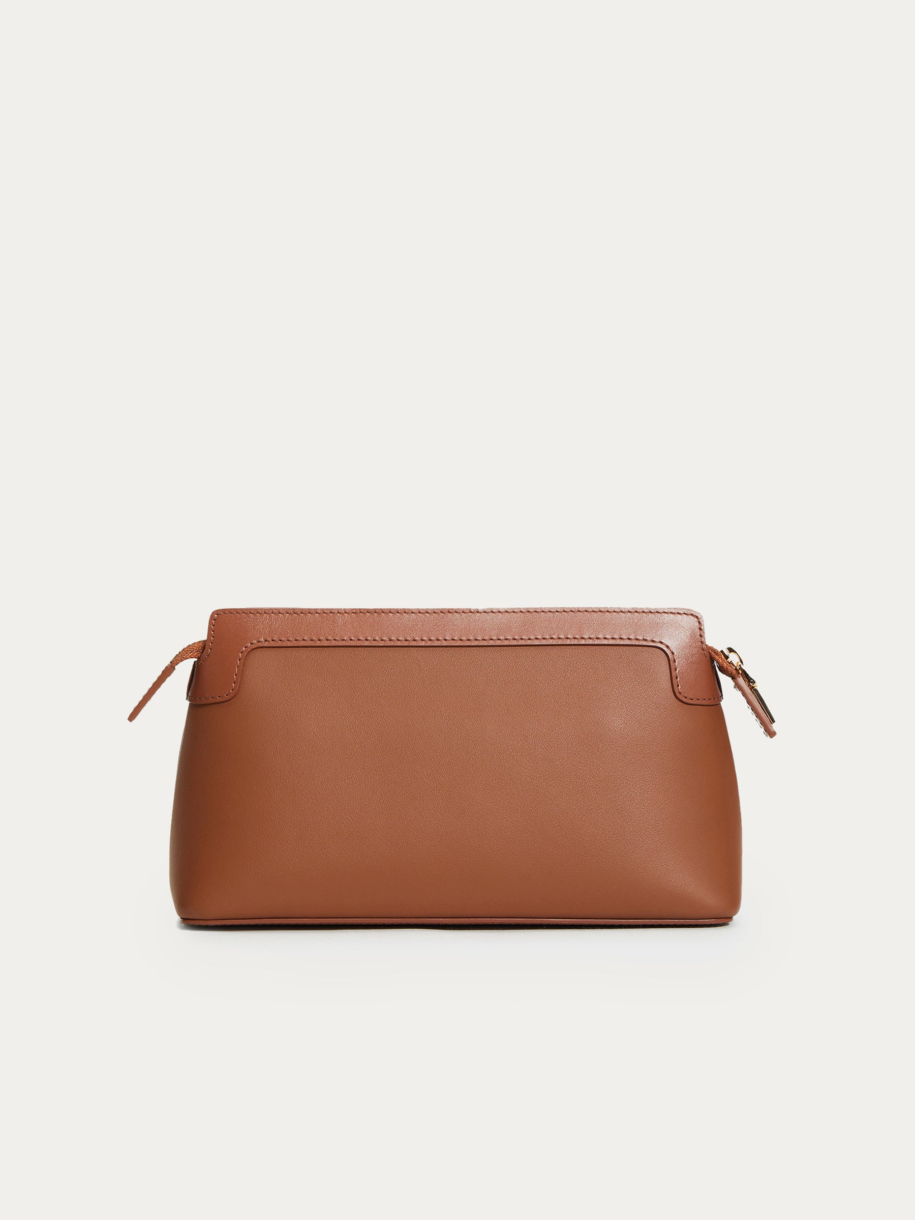 Leather cosmetics bag