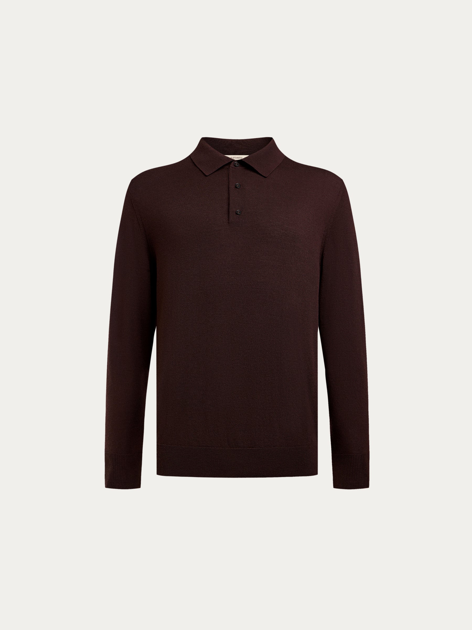 Merino polo jumper