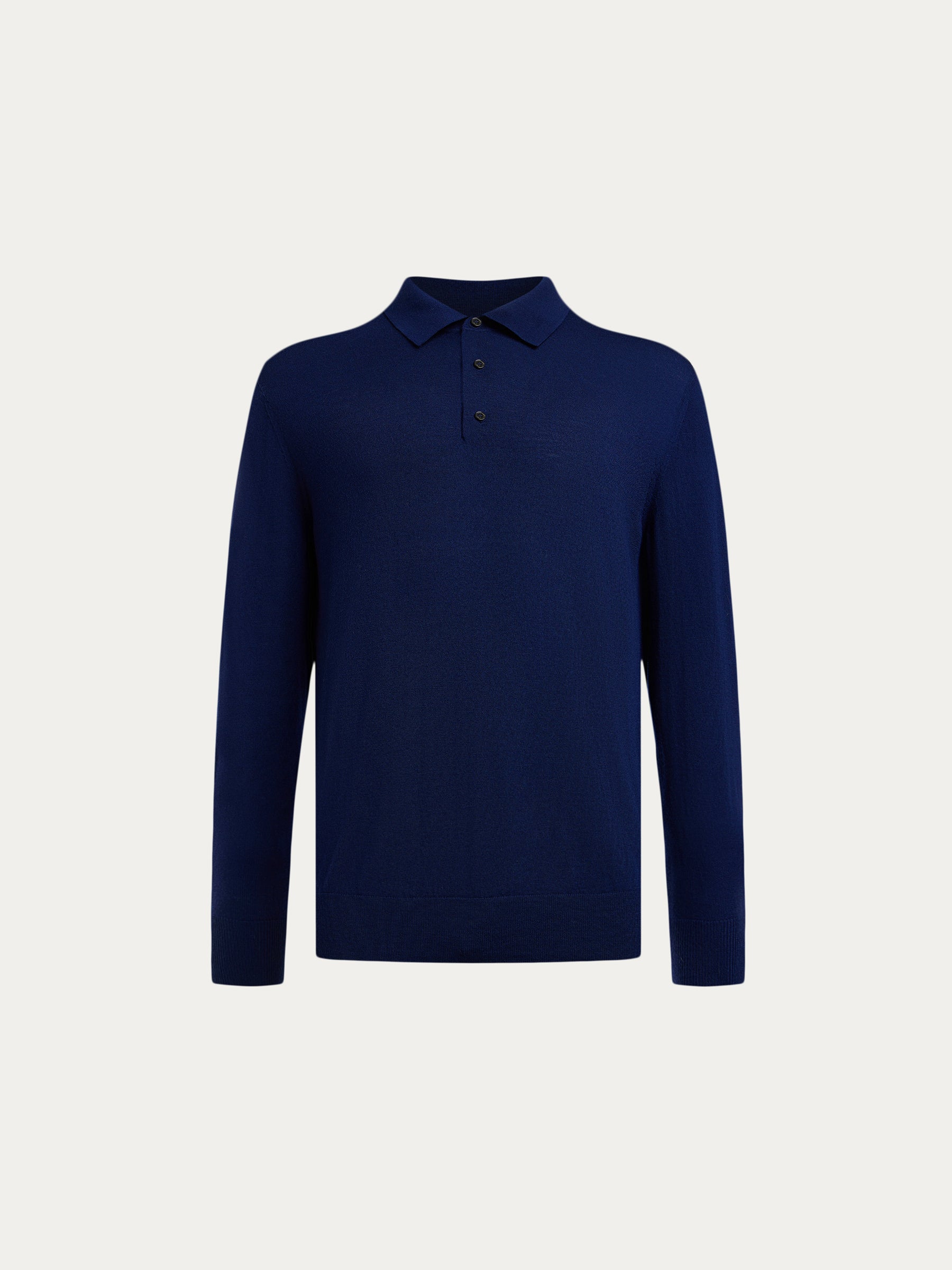 Merino polo jumper