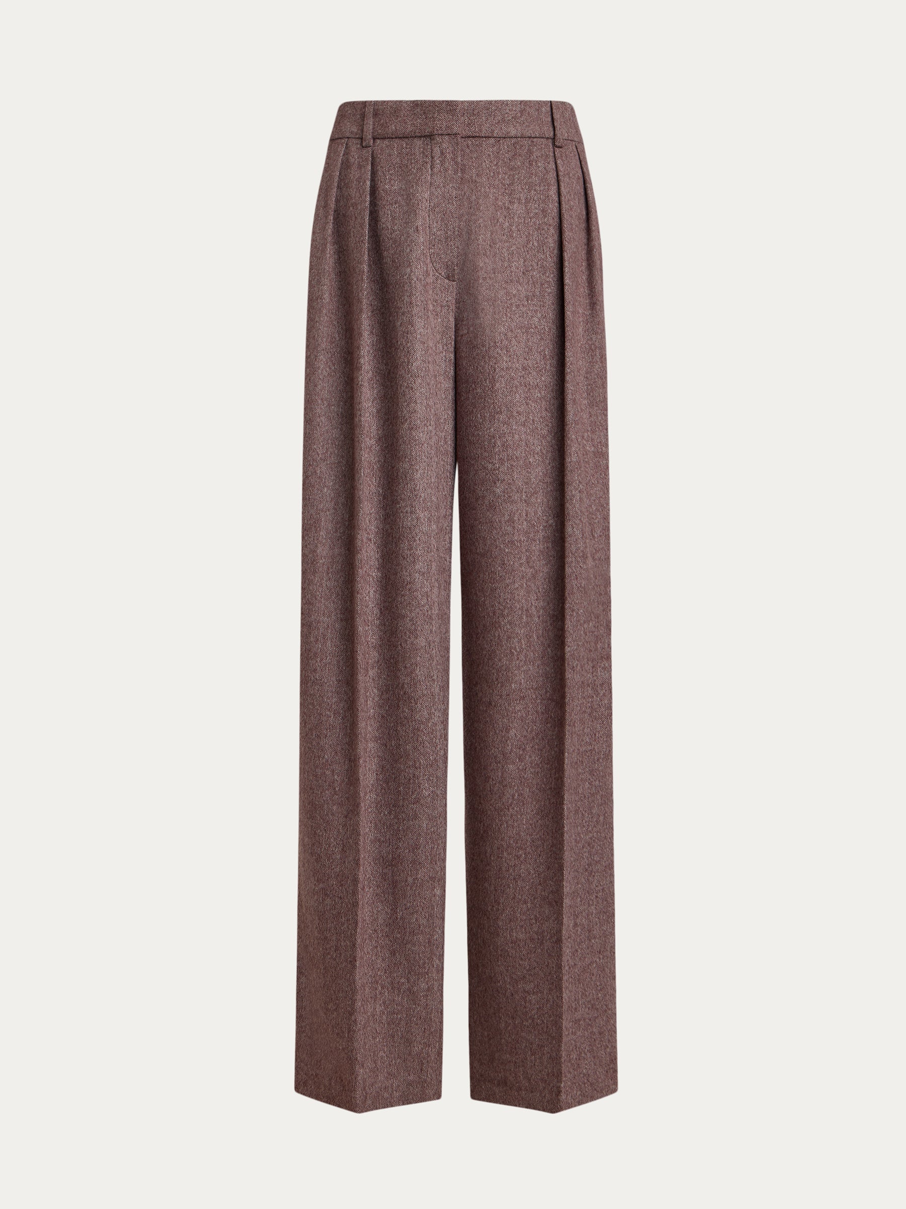 Wool-cashmere trousers