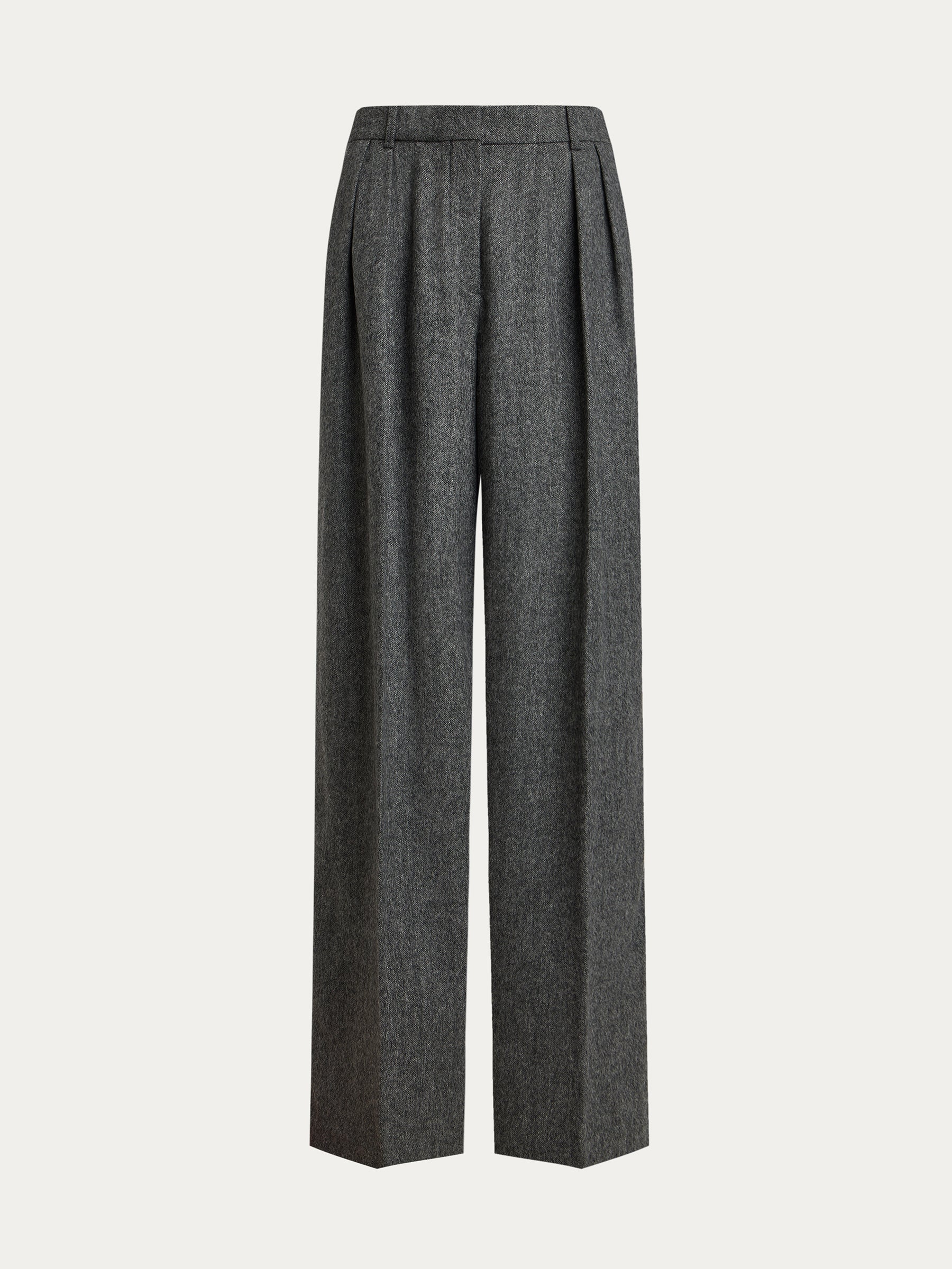 Wool-cashmere trousers