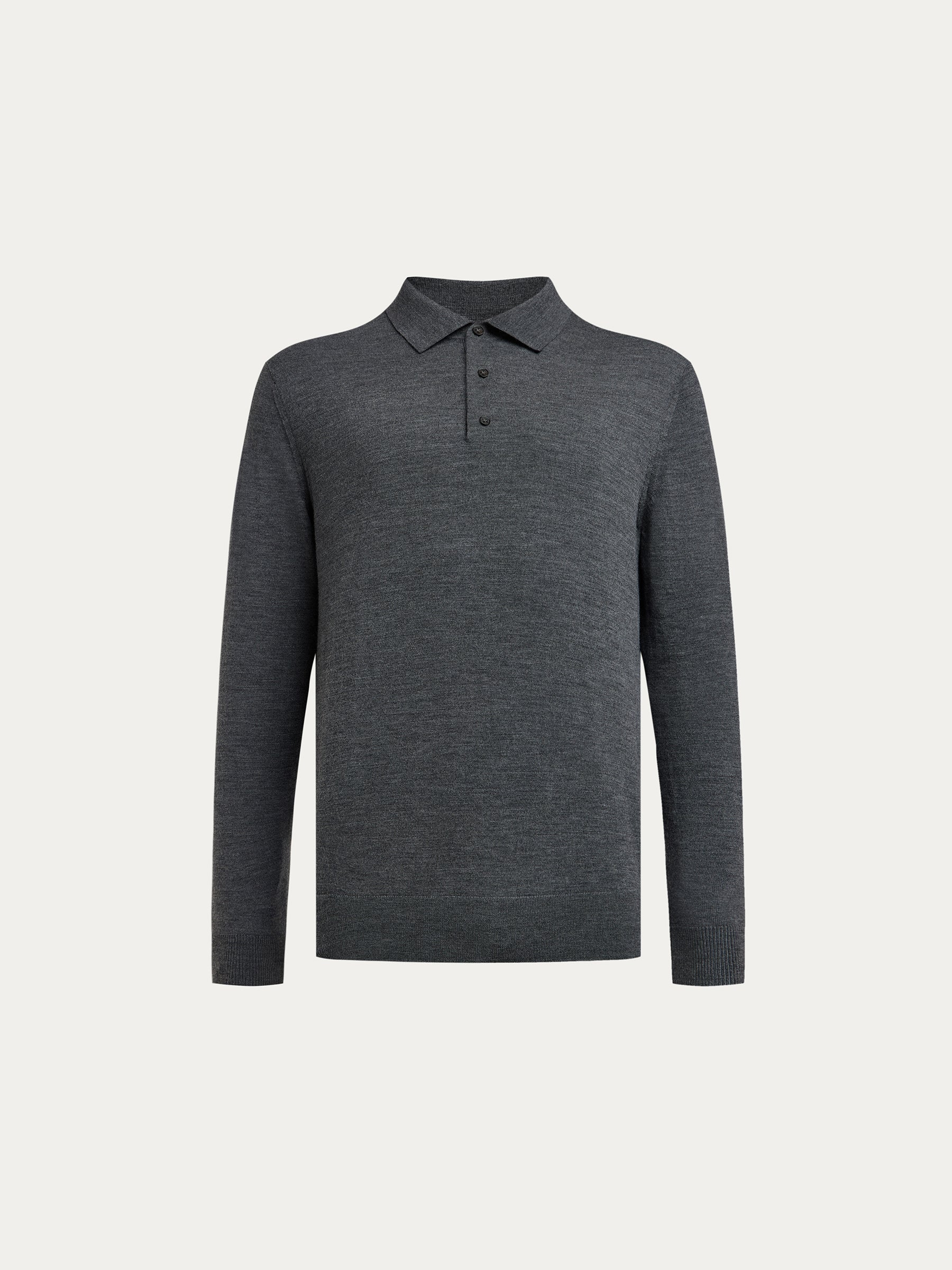 Merino polo jumper