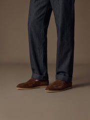 Suede loafers