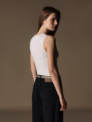 Kim modal-silk tank top