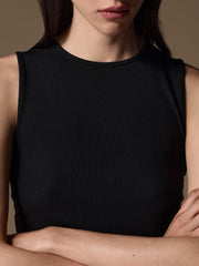 Viscose-wool tank top