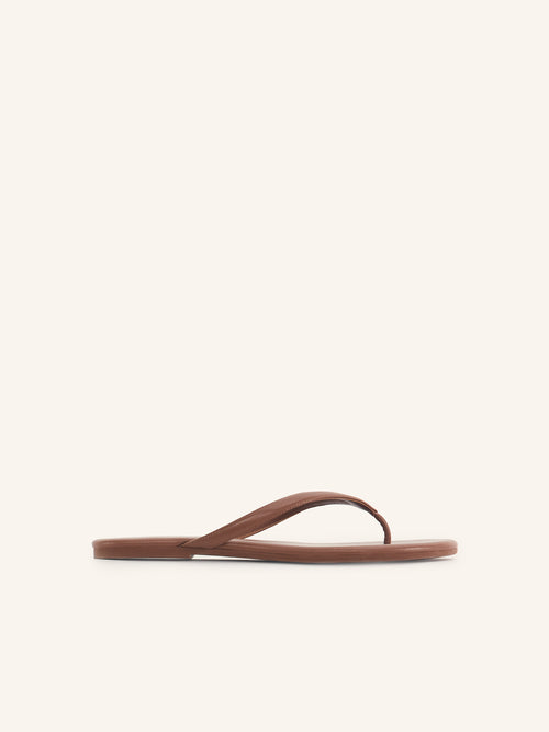 Jennifer leather thong sandals