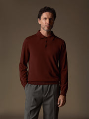 Cashmere polo jumper