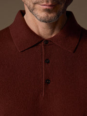 Cashmere polo jumper