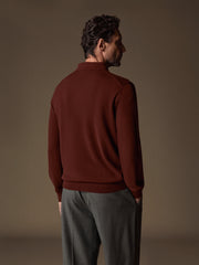 Cashmere polo jumper