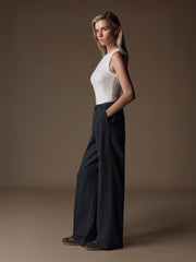 Viscose-wool tank top
