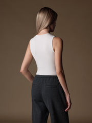 Viscose-wool tank top