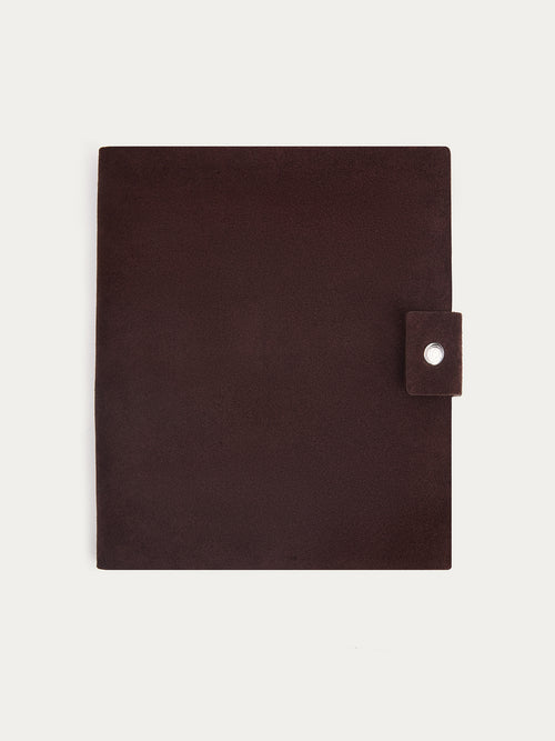 Suede notebook