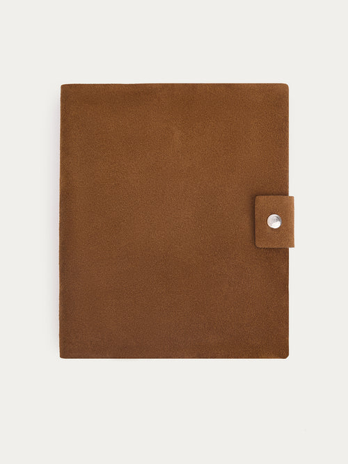 Suede notebook