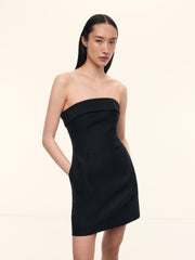 Audrey wool-silk dress