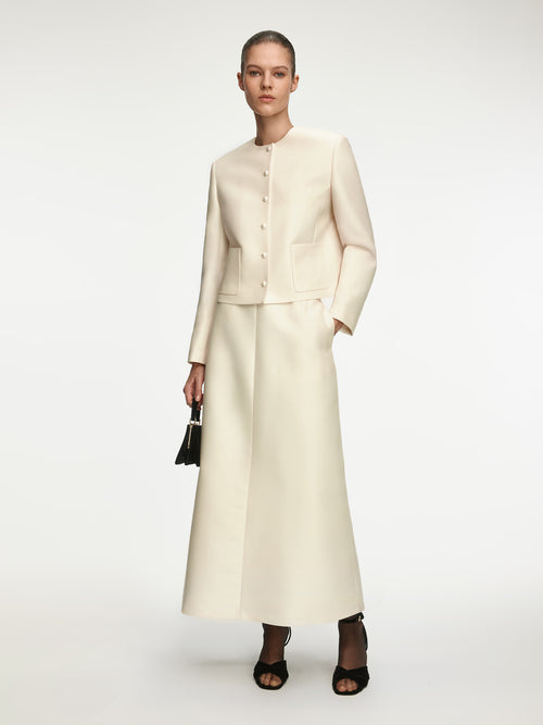 تنورة صوفيا من الصوف والحرير