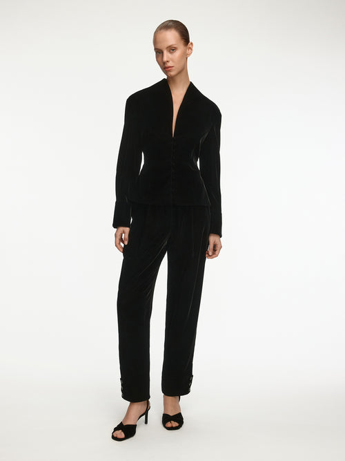 بنطال مارلين مخملي