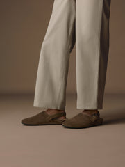 Shearling mules