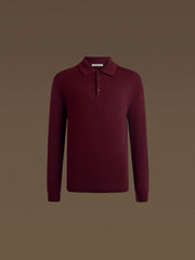 Cashmere polo jumper