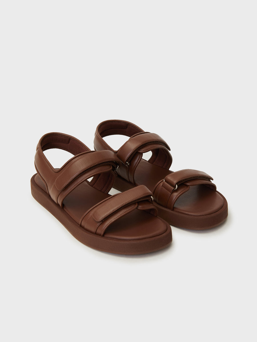 Leather velcro sandals – 12 STOREEZ