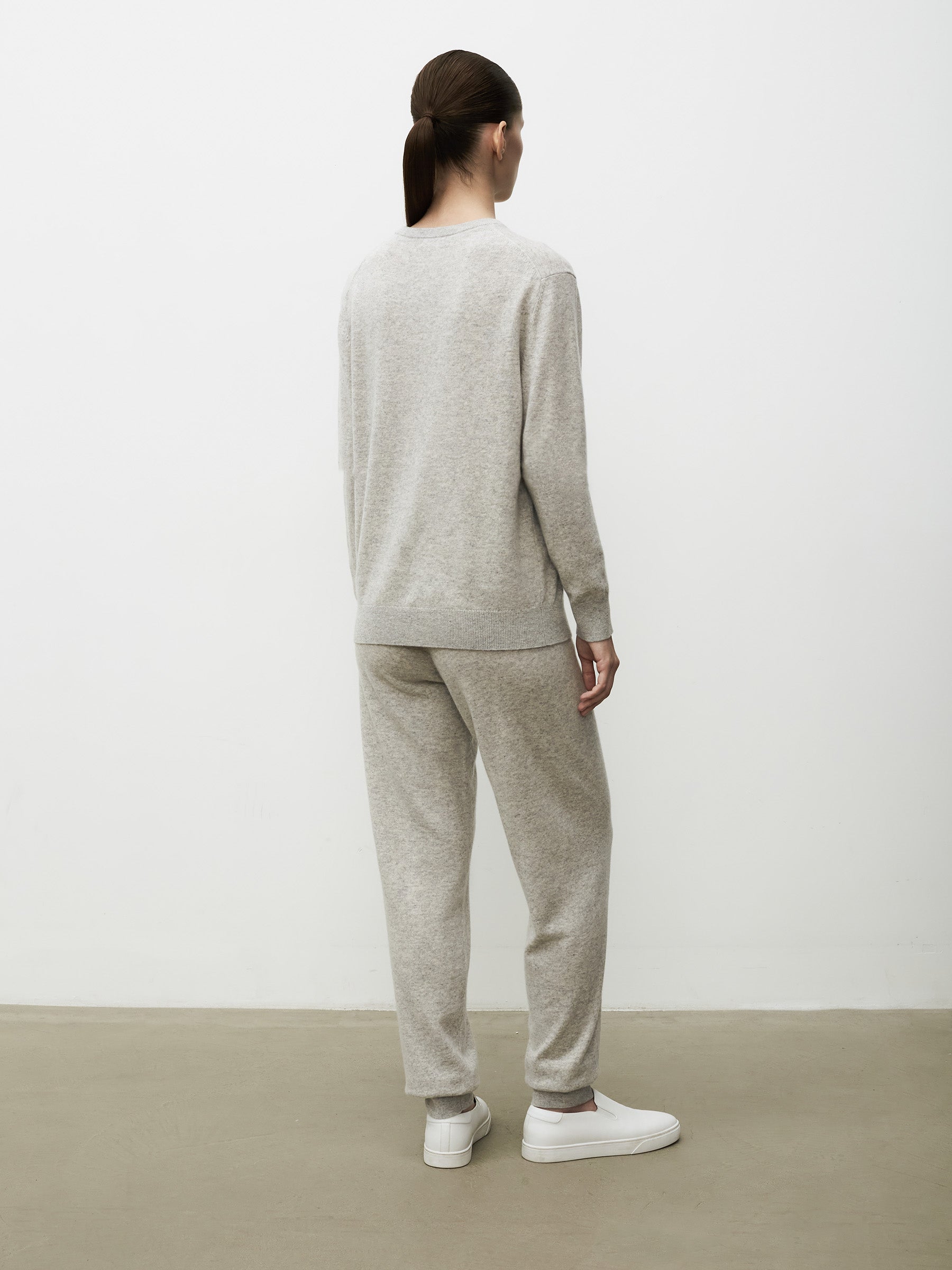 Wool-cashmere joggers