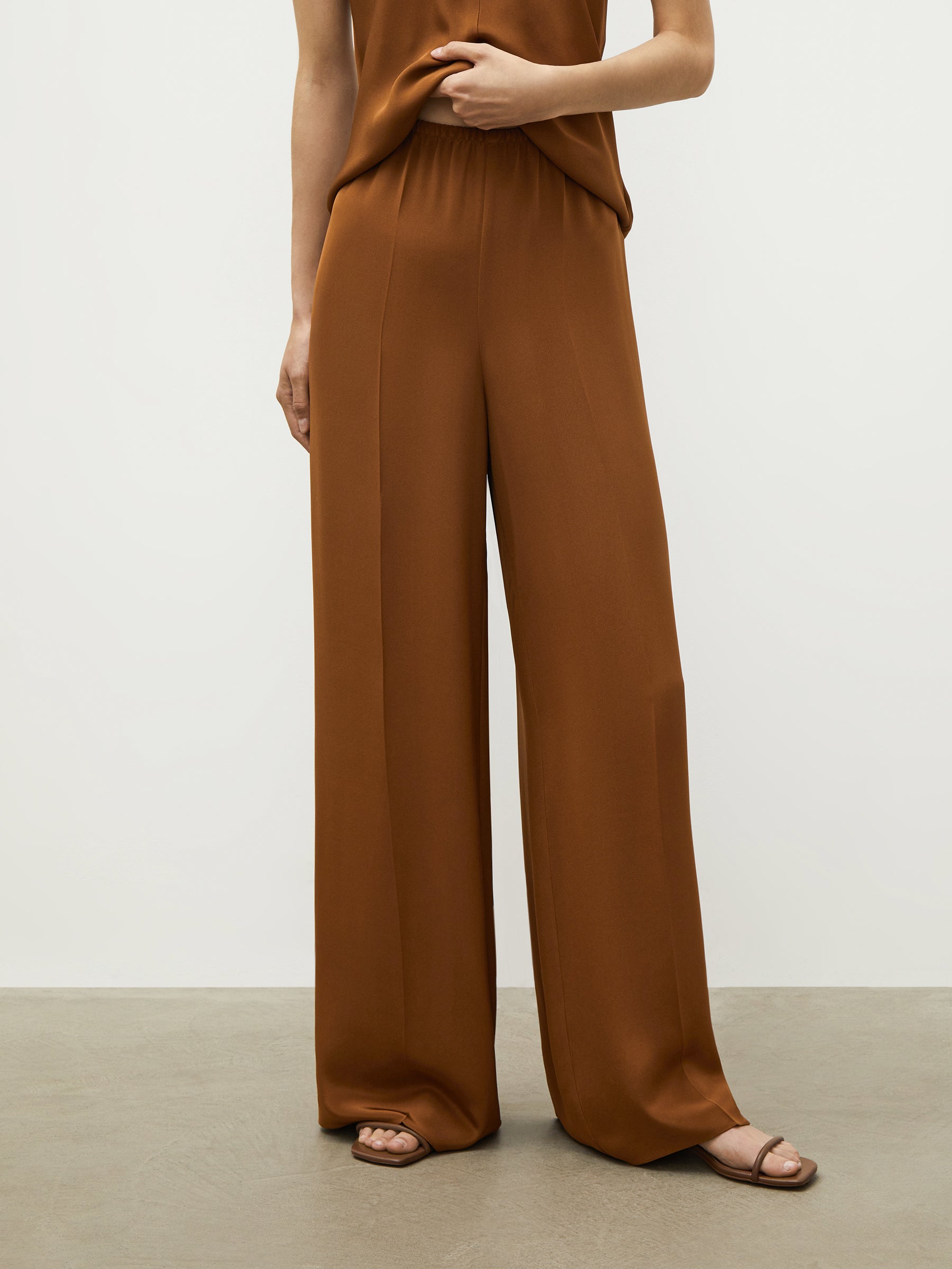 Mulberry silk trousers