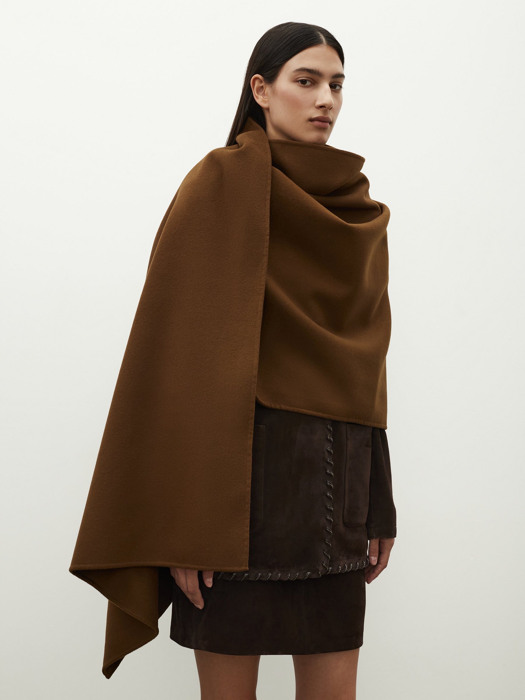 Wool-cashmere scarf