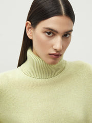 Wool-cashmere turtleneck jumper