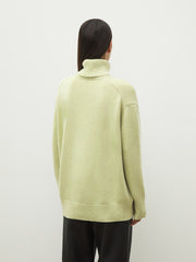 Wool-cashmere turtleneck jumper