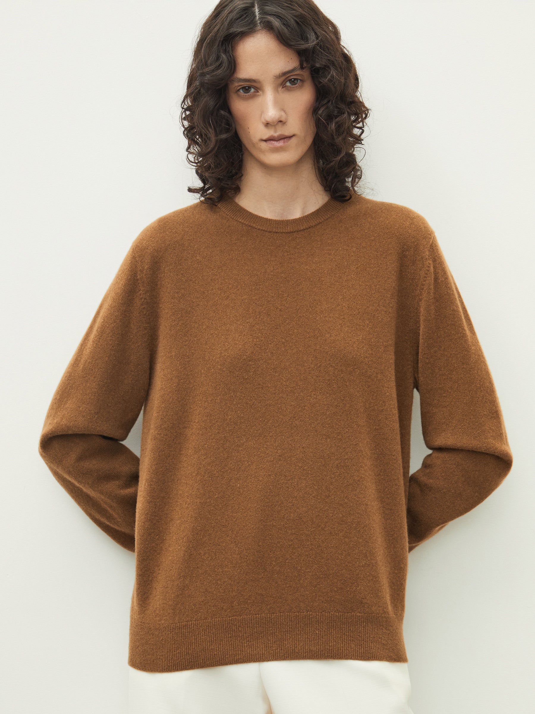 Cashmere crew neck jumper