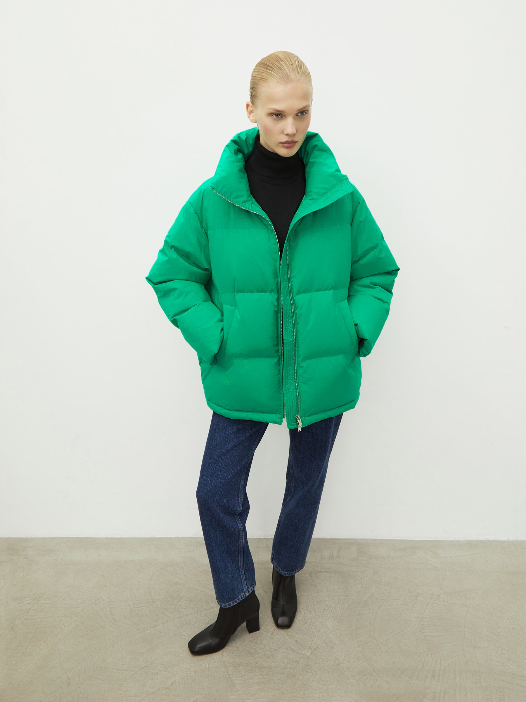 Oversized down jacket