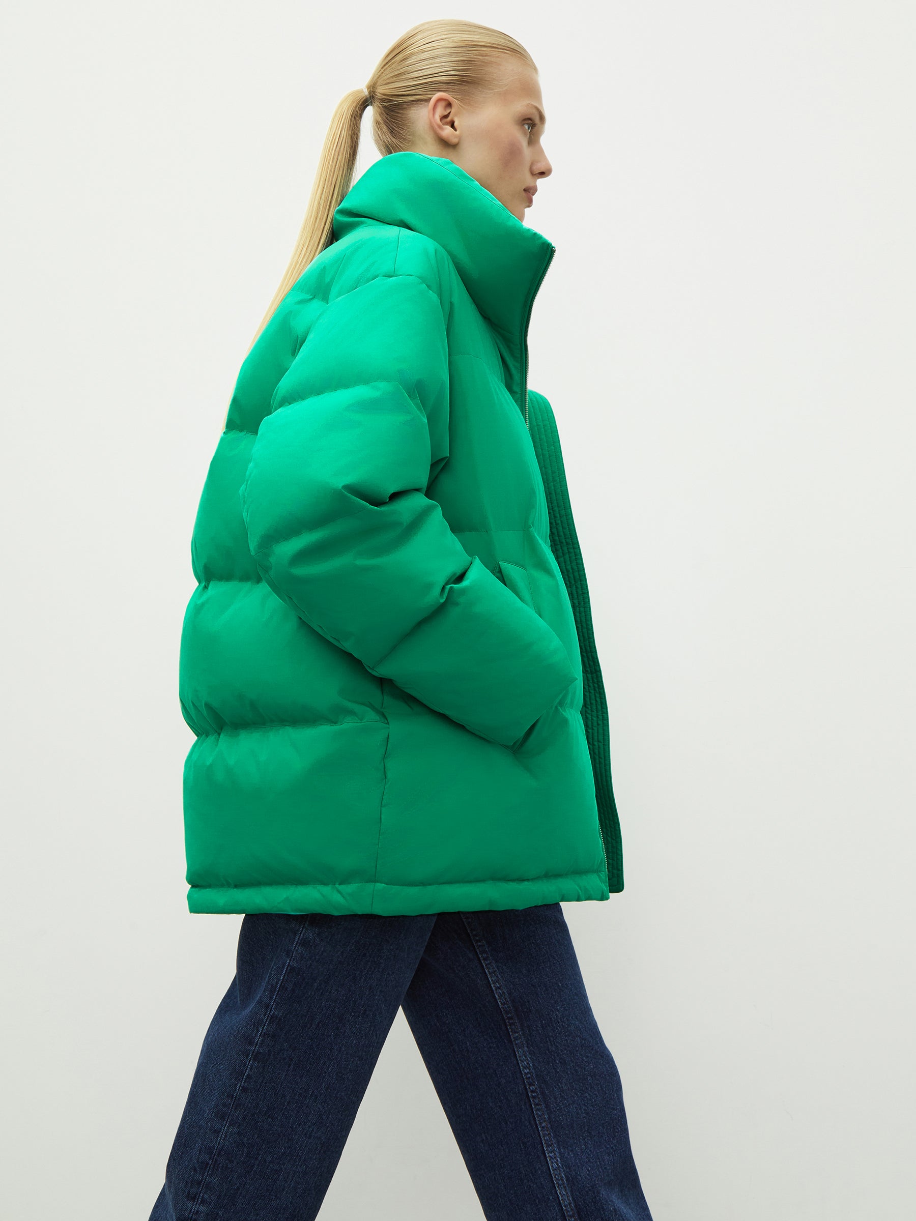 Oversized down jacket