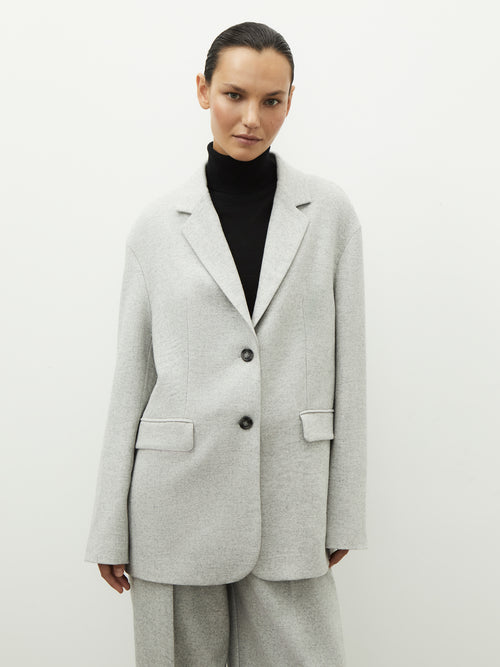 Wool-cashmere blazer