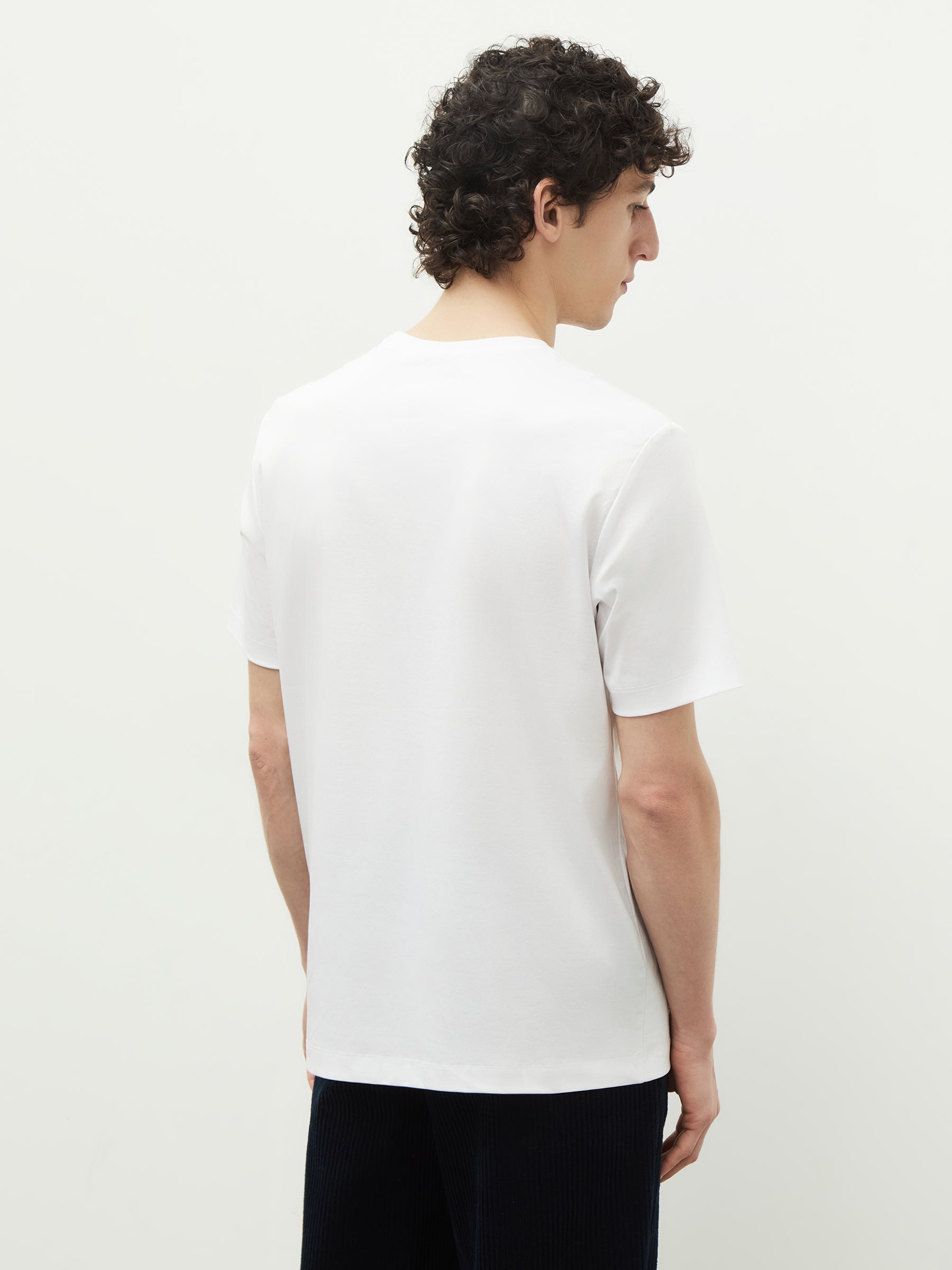 Mercerised cotton T-shirt