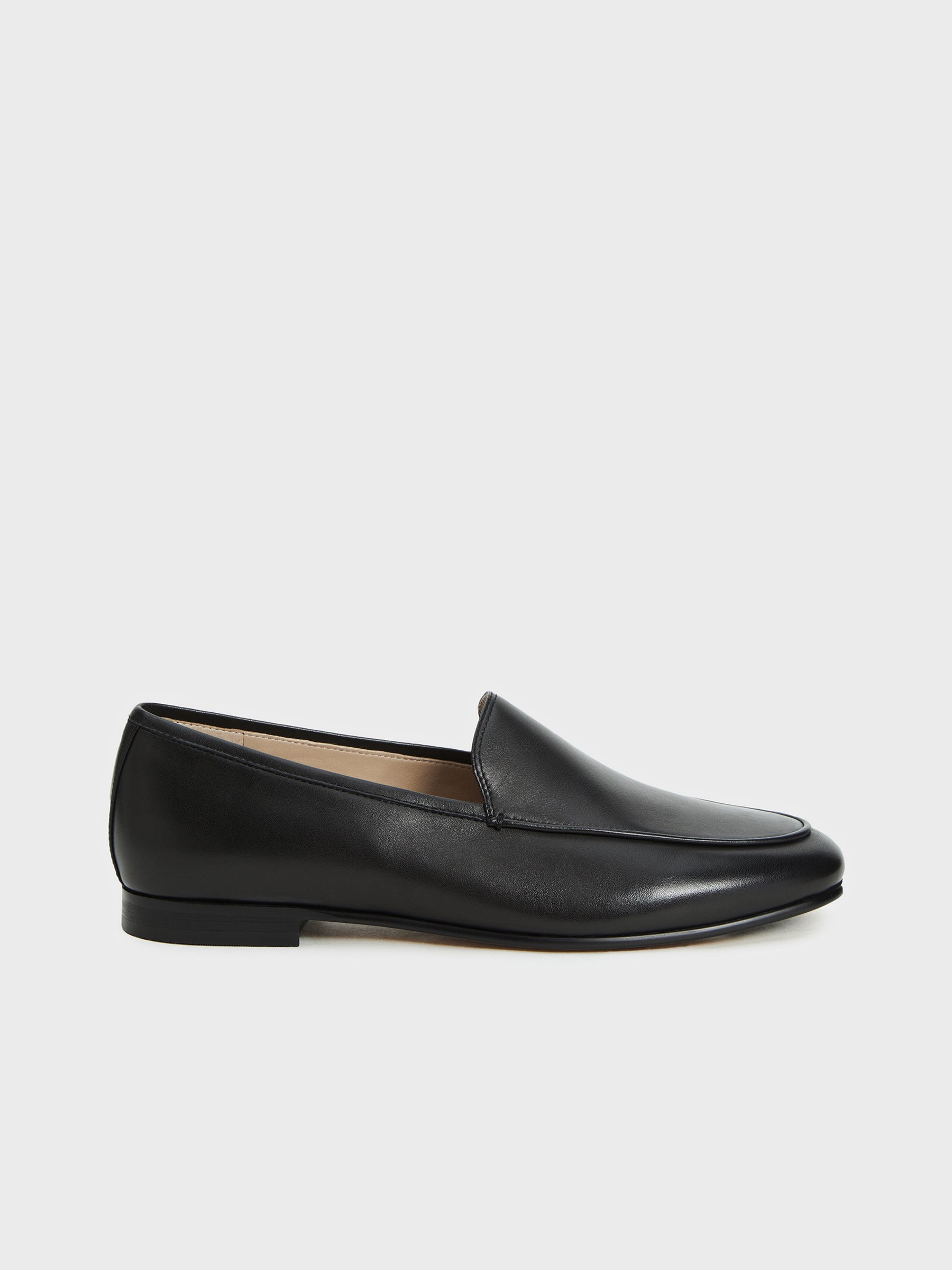 Leather loafers