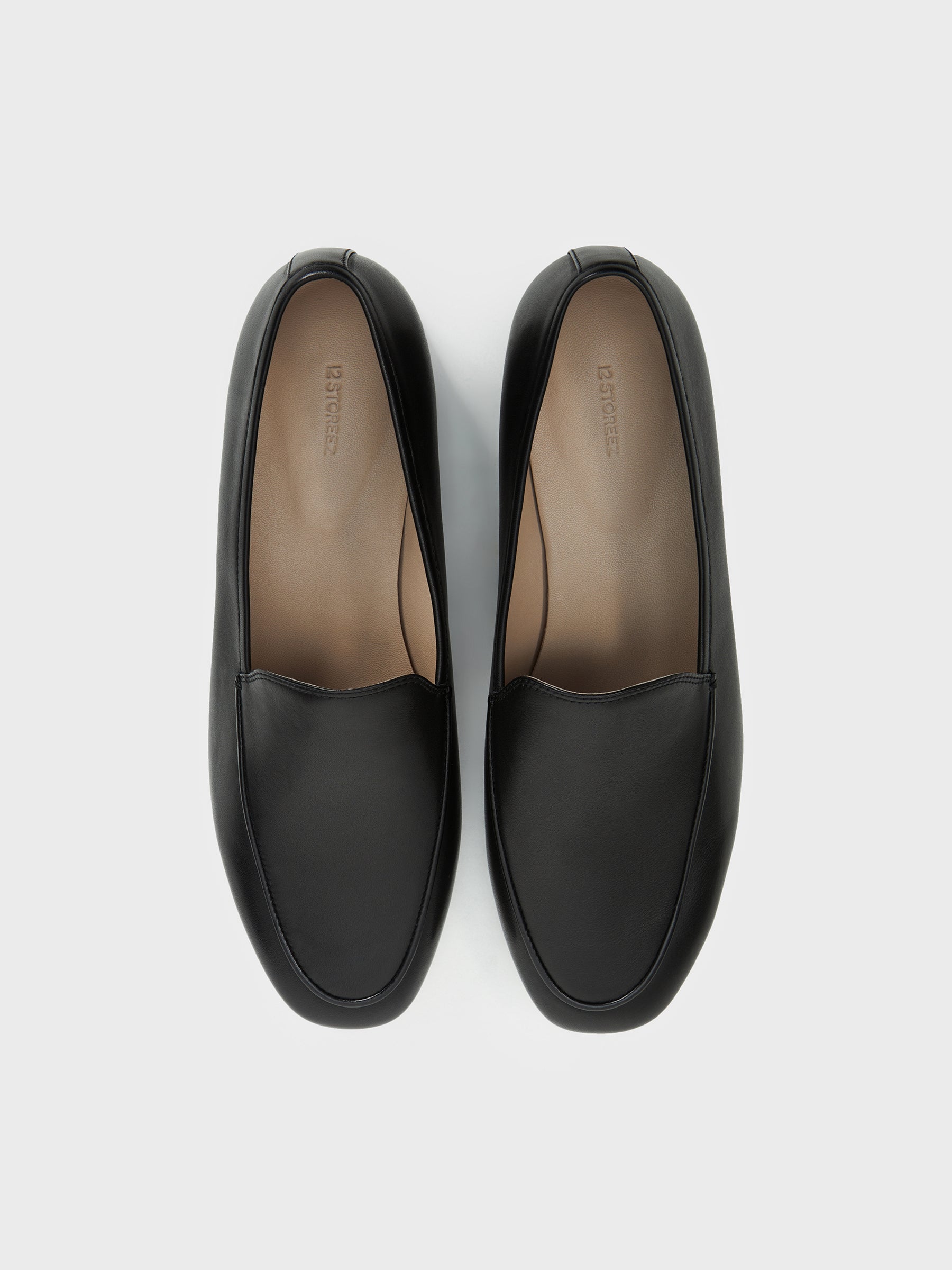 Leather loafers