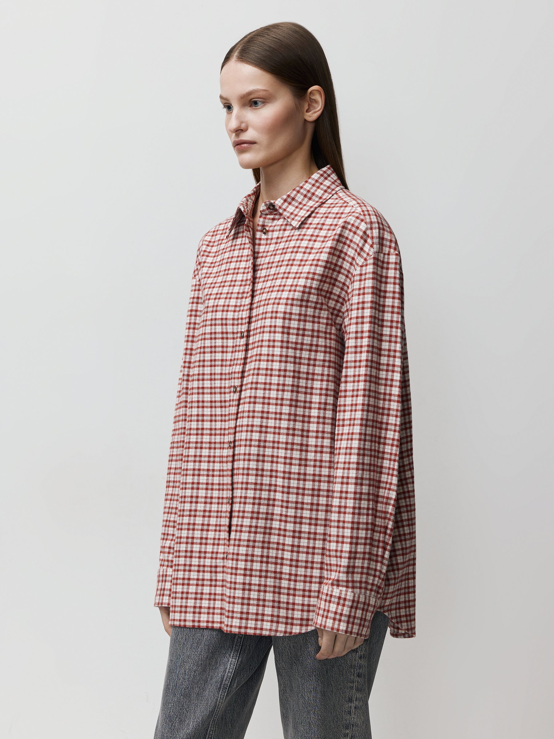 Cotton flannel shirt