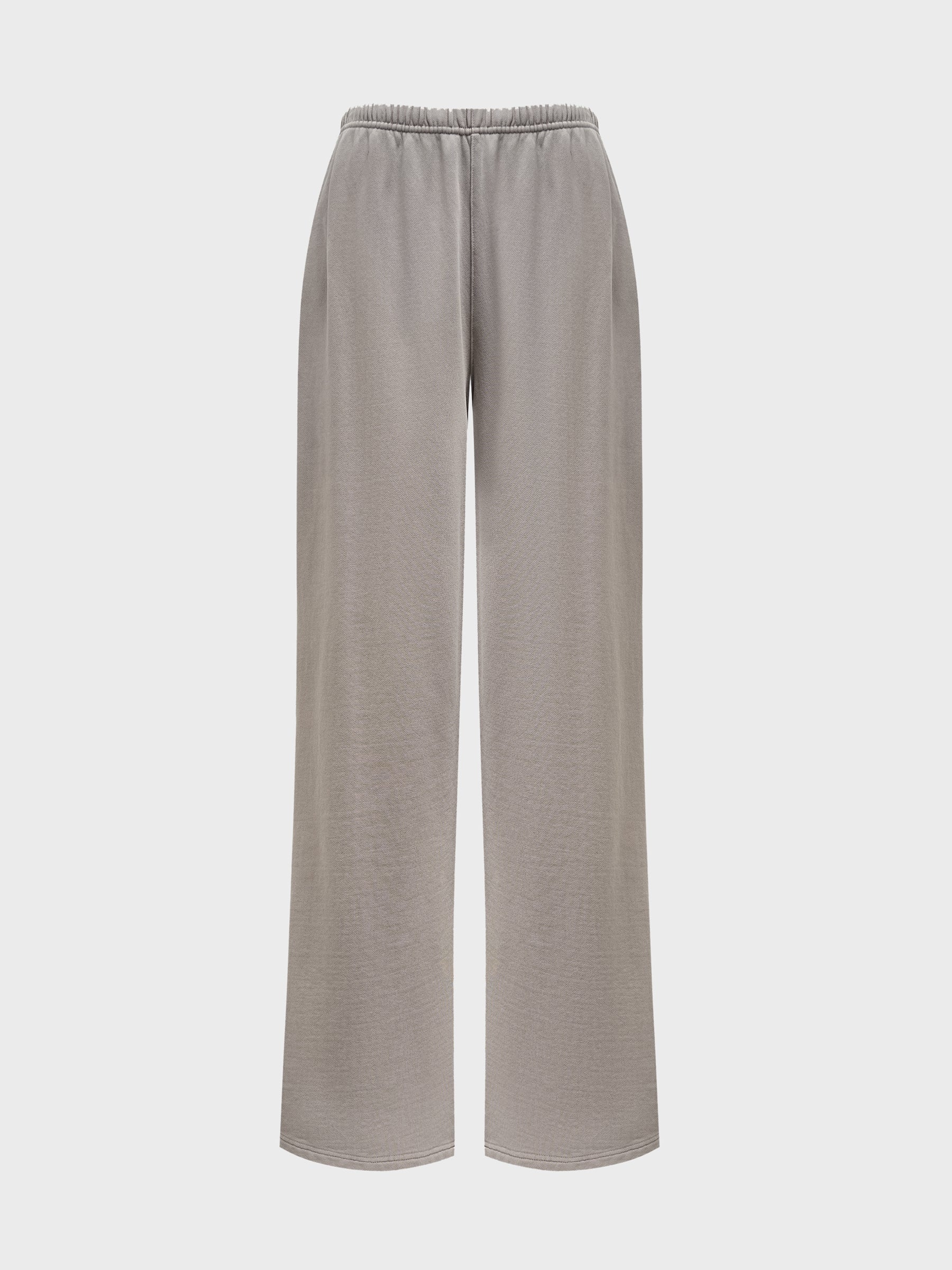 Garment dyed terry trousers