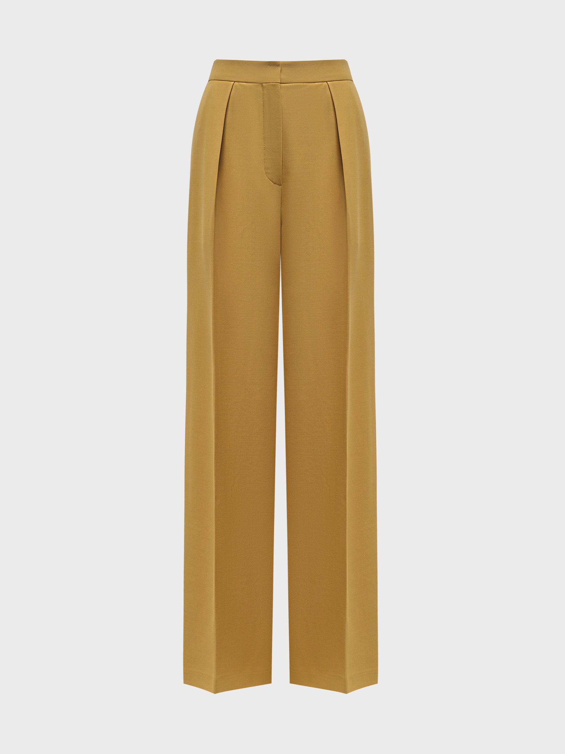 Wool blend trousers