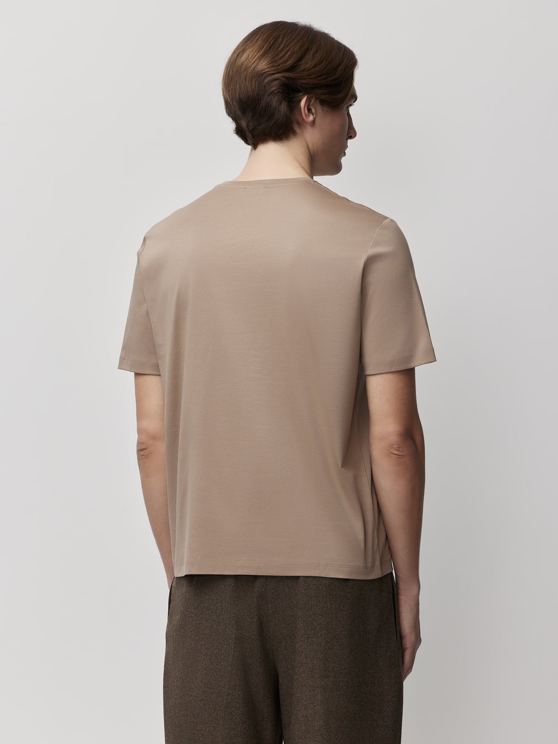 Mercerised cotton T-shirt