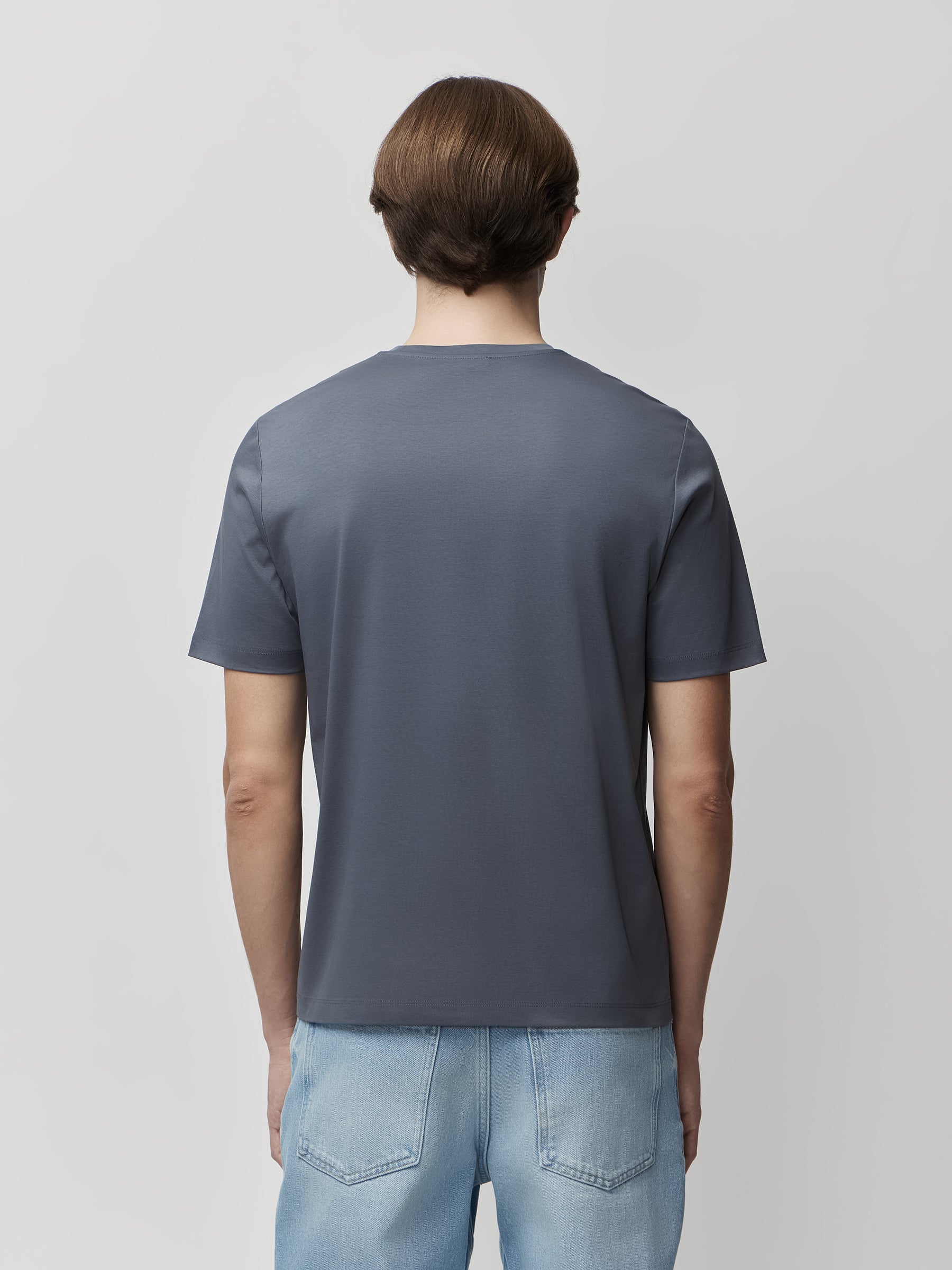 Mercerised cotton T-shirt