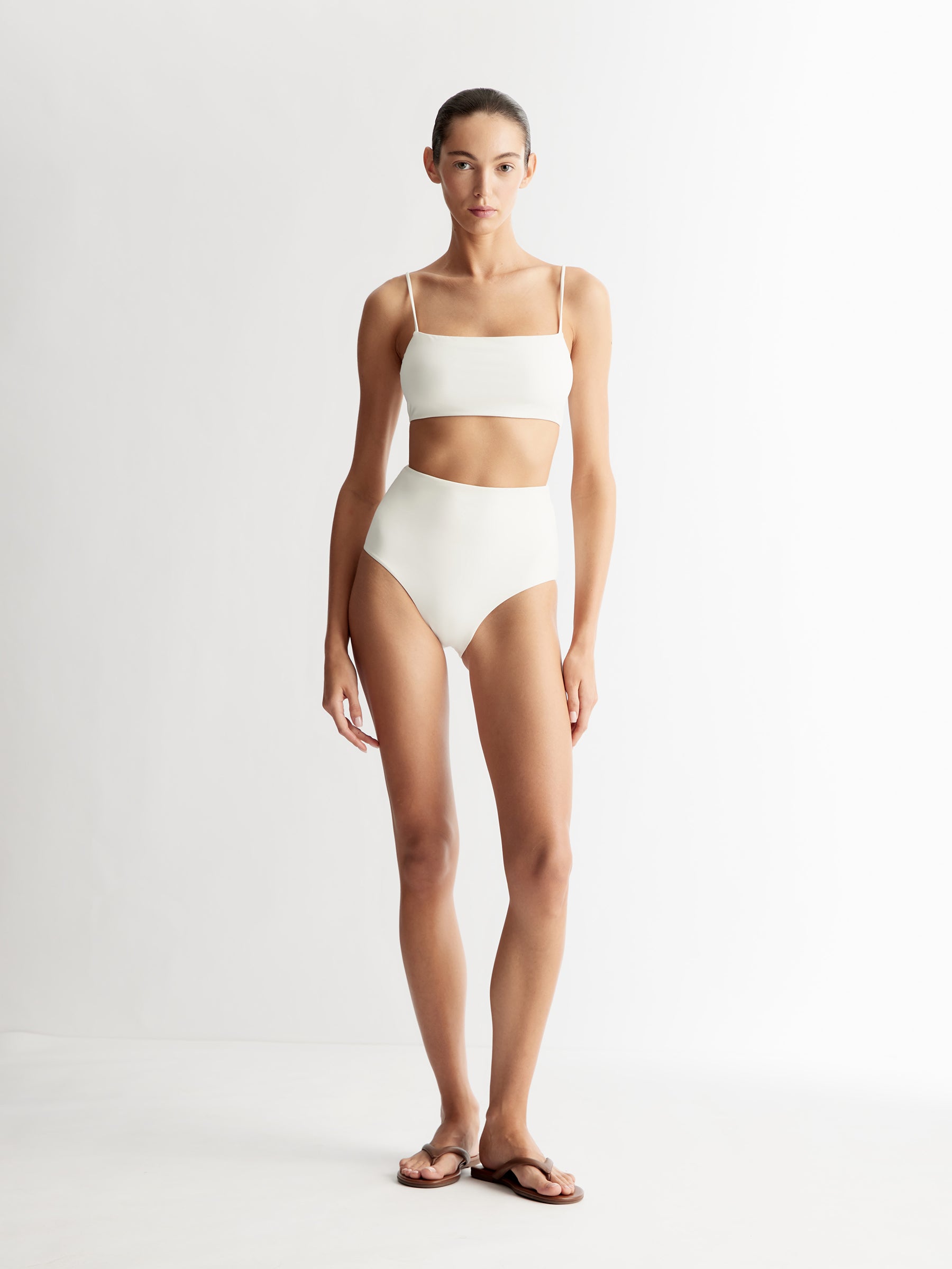 Recycled nylon bikini top