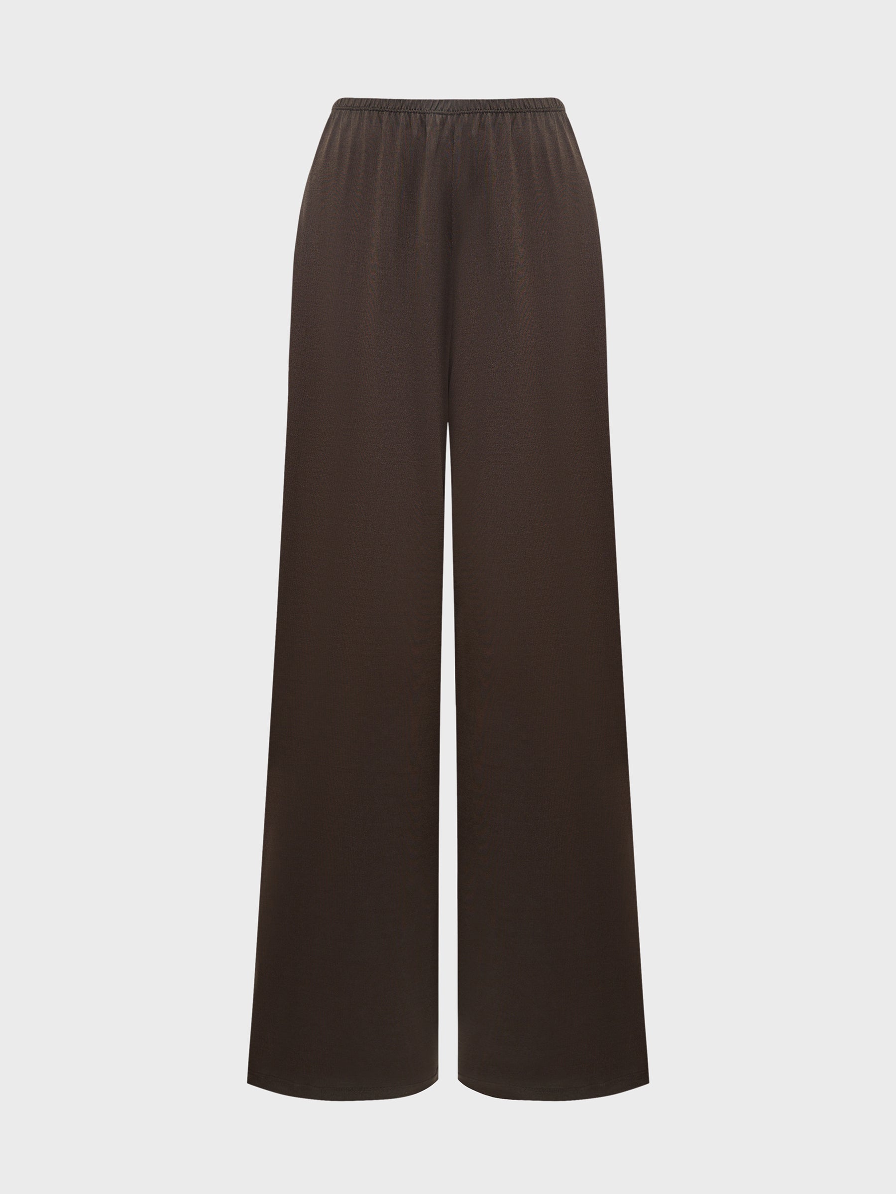 Silk jersey trousers